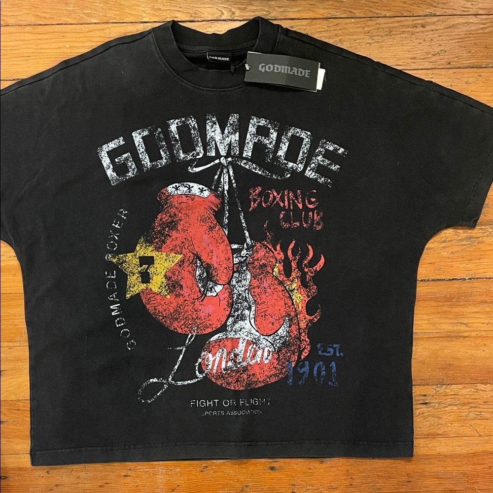 Men’s Goodman Black Boxing Graphic Tee